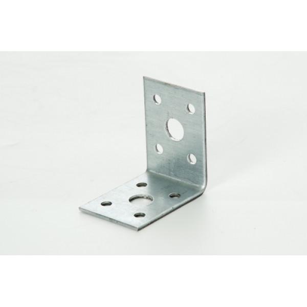 Кутник універсальний 50х50х35х2.0мм оц. (пачка, кратно 10шт) APRO. Ціна за 1шт. Кратно пачці