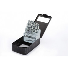 Набір свердел до металу Р6М5 метал бокс 1,0-13,0мм 25шт APRO