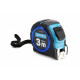 Рулетка обгумована з магнітом та автостопом, подвійний зачіп 3 м х 19 мм APRO