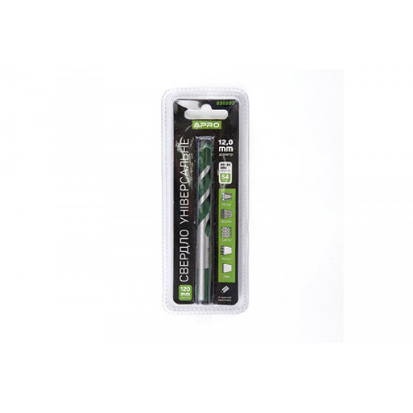 Свердло універсальне 12*120мм APRO