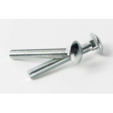 Болт з квадратним підголовником з повною різьбою М8*25 DIN 603 кл. міц. 4,8 цинк білий (пач 25шт) APRO