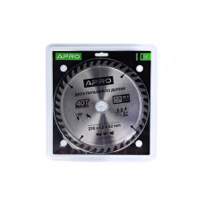 Диск пильний по дереву 210х32(30)х40Т APRO