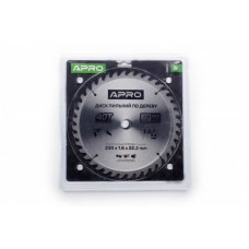 Диск пиловий до дерева 230х22,2х40T APRO