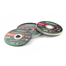 Диск відрізний пометалу ПРОФІ 125х1.2мм (зелений) в кейсі (10шт в кейсі) APRO