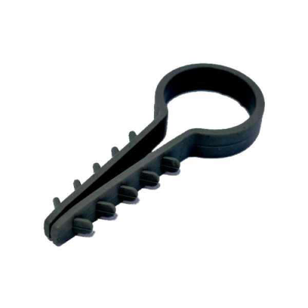 Дюбель-ялинка ?8 для круглих дротів чорний (пач 100шт) APRO