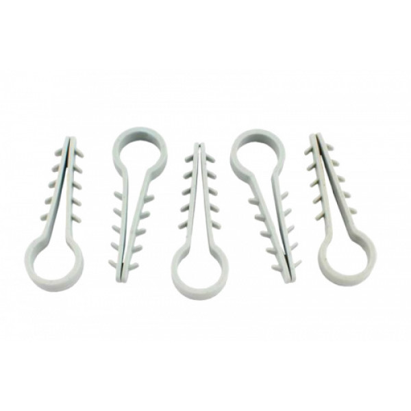 Дюбель-ялинка ?8 для круглихдротів білий (пач 100шт) APRO