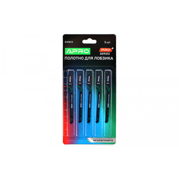 Полотно для лобзика (дерево) 76/50мм 1,4 мм 20TPI чистий фігурний T101AO APRO