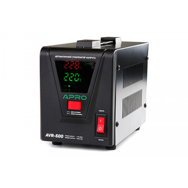 Стабілізатор напруги релейний AVR-500, 400Вт APRO
