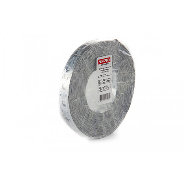 Стрічка монтажна перфорована 18х0.55мм 15м APRO