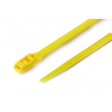 Стяжка кабельна з низьким профілем замку 8x400 жовтий (100шт) APRO