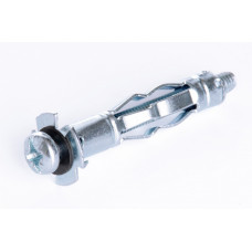 Анкер Моллі з гвинтом М4*38 цинк білий (пач 1400шт) APRO