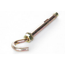 Анкер з кожухом і гайкою з C-гаком М10/12*100 цинк жовтий (пач 5шт) APRO