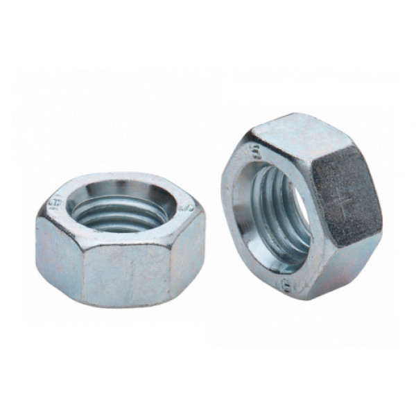 Гайка шестигранна М12 DIN 934 кл. міц. 6 цинк білий (пач 25шт) APRO