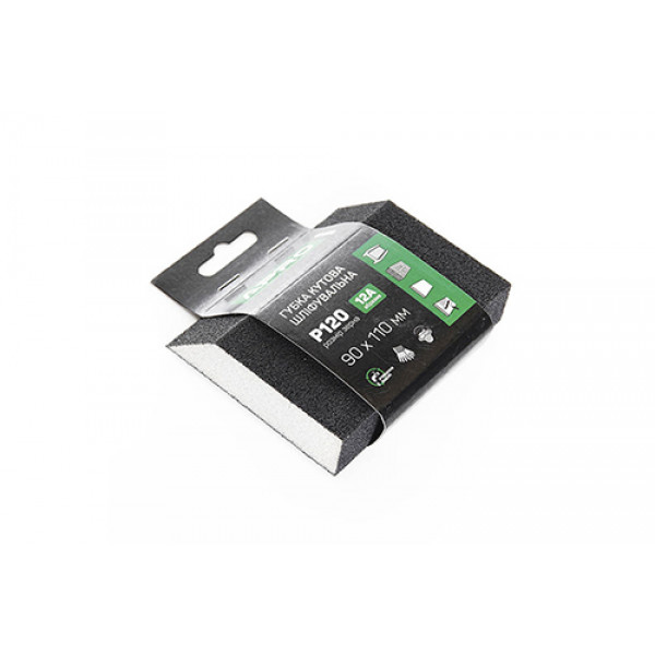 Губка шліфувальна APRO чотирьохстороння кутова P120