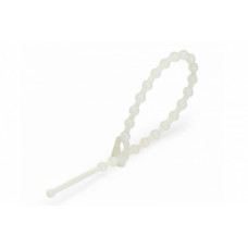 Хомут кульковий роз'ємний 2х150 білий (пач 100шт) APRO