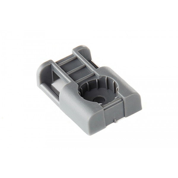 Майданчик під монтажний пістолет 29х20х8мм для кабельної стяжки до 10мм з отвором сіра (пач. 100шт.) APRO