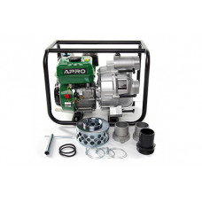 Мотопомпа WPD-45 6.5к.с. 45 м?/год 26м (для брудної води) бензинова 4-х тактн. APRO