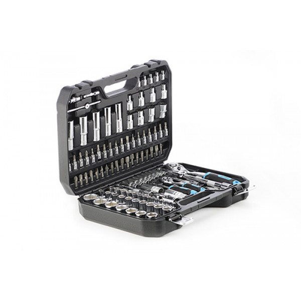 Набір насадок (інструментів) торцевих з тріскачкою CrV 1/4, 1/2 (90т) (94шт) APRO