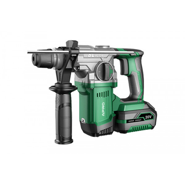 Перфоратор безщіточний 20CBH N 20В SDS+ 3Дж без АКБ без ЗП APRO