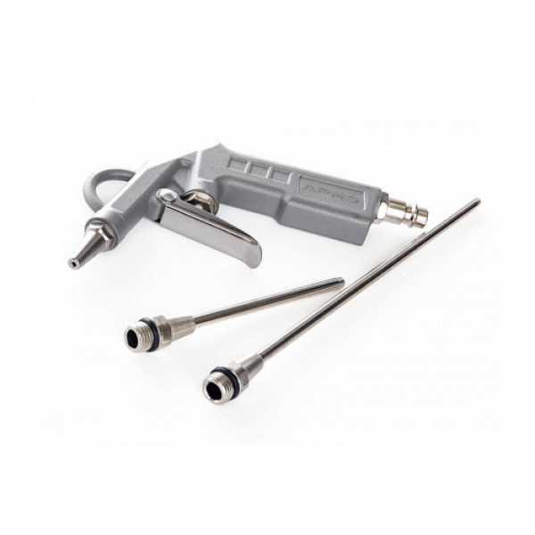 Пістолет продувний з набором наконечників (метал. корпус)26/122 /212мм APRO