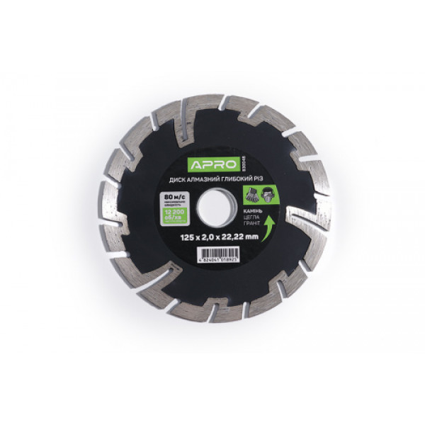 Диск до бетону 230х2,4мм (22-24%) глибокий різ APRO