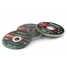 Диск відрізний пометалу ПРОФІ 125х1.6мм (зелений) в кейсі (10шт в кейсі) APRO