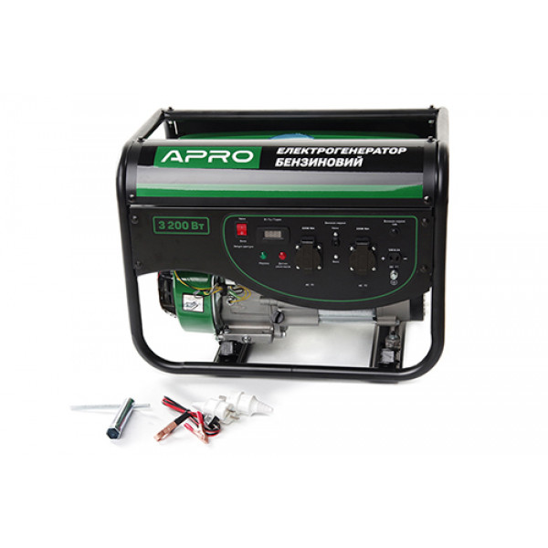 Генератор бензиновий 4-х тактний 3.0/3.2 кВт (ручний запуск) APRO