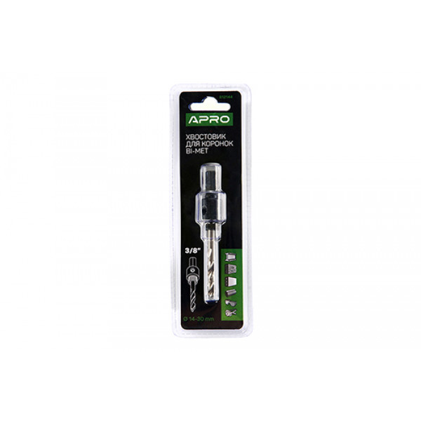 Хвостовик для коронок Bi-Met 3/8'' HEX ?14-30мм APRO