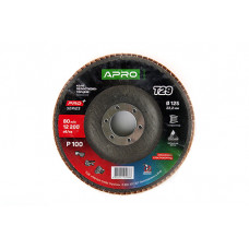 Коло пелюстково-торцеве керамічний Р100 конус 125х22.2мм (Т29) (КПТ) APRO PRO