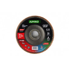 Коло пелюстково-торцеве керамічний Р100 прямий 125х22.2мм (Т27) (КПТ) APRO PRO