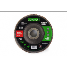 Коло пелюстково-торцеве Р36 пряме 125х22.2мм (Т27) (КПТ) APRO