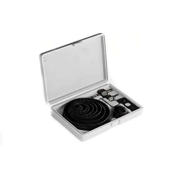 Набір кільцевих пил 16 предметів , глибина 25мм (19/22/25/28/38/44/51/64/76/89/102/127) APRO