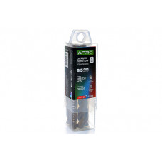 Свердло по металу кобальтове HSS-Co/M35 ?9.5мм (тубус, кратно 5шт) PRO APRO. Ціна за 1шт. Кратно пачці