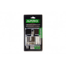 Свердло трубчате с алмазним напиленням для скла і кахлю 65мм APRO