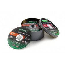 Диск відрізний пометалу ПРОФІ 125х1.6мм (зелений) в кейсі (25шт в кейсі) APRO