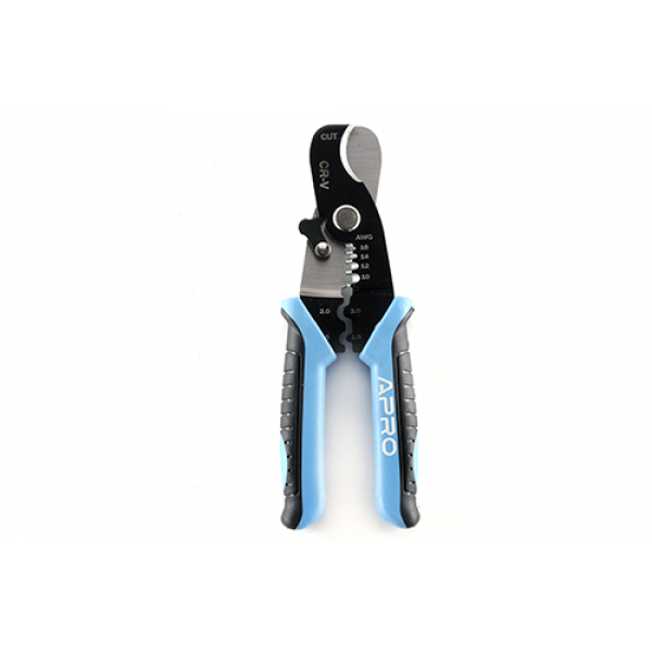 Кабелеріз та знімач ізоляції 180мм APRO