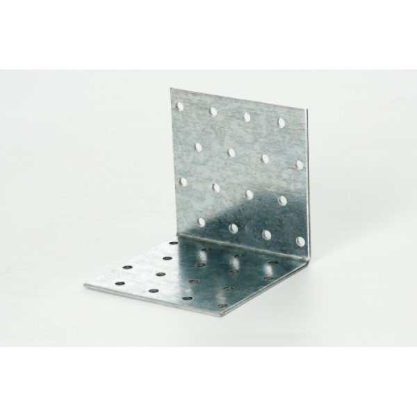 Кутник рівносторонній 80х80х80х2.0мм оц. (пачка, кратно 5шт) APRO. Ціна за 1шт. Кратно пачці