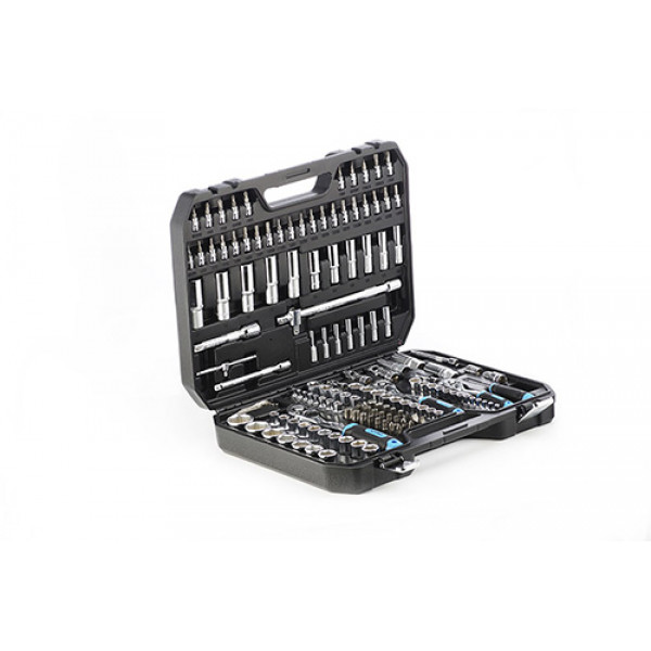 Набір насадок (інструментів) торцевих з тріскачкою CrV 1/4, 3/8, 1/2 (90т) (150шт) APRO