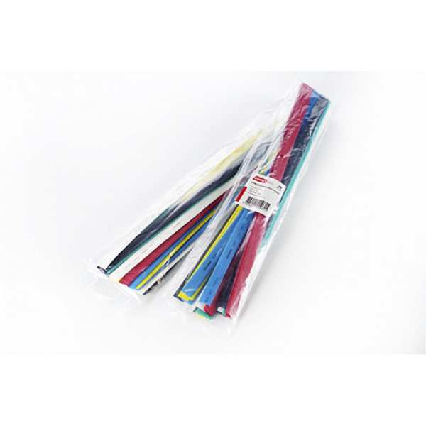 Термозбіжна трубка 10мм набір 6 кольорів (пак. 1м*20шт) APRO