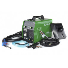 Зварювальний напівавтомат інверторний APRO MIG-160, 20-160А, ел.4мм, пр.0.8-1мм 5кг 2.5+1.5+3м (набір кабелів)