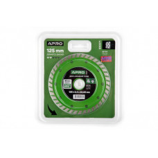 Диск відрізний по бетону 125х2.4х22.22мм (16-18%) Турбо APRO