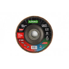 Коло пелюстково-торцеве керамічний Р120 конус 125х22.2мм (Т29) (КПТ) APRO PRO