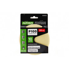Коло шліфувальне стеаратове покриття (на липучці) 125мм Р100 APRO