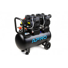 Компресор чотирициліндровий безмасляний OFE-50 2х1.5кВт 475л/хв 8бар 50л (2 крана) APRO