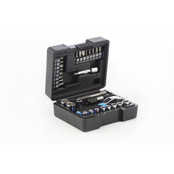 Набір насадок (інструментів) торцевих з тріскачкою CrV 1/4 (72Т) (31шт) APRO