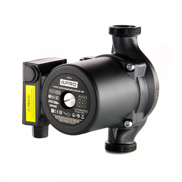 Насос циркуляційний CP25/80-180, 245Вт, 110л/хв, 180мм, Ø1 1/2'' + гайки 1'' APRO