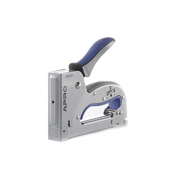 Степлер ресорний для скоби 4-14мм сталевий корпус регулювання удару колесом APRO