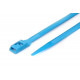 Стяжка кабельна з низьким профілем замку 8x400 блакитний (100шт) APRO