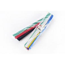 Термозбіжна трубка 12мм набір 6 кольорів (пак. 1м*20шт) APRO