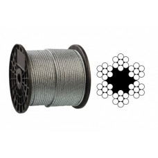 Трос оцинкований 1,5мм DIN 3055 (6x7) бухта 200м APRO